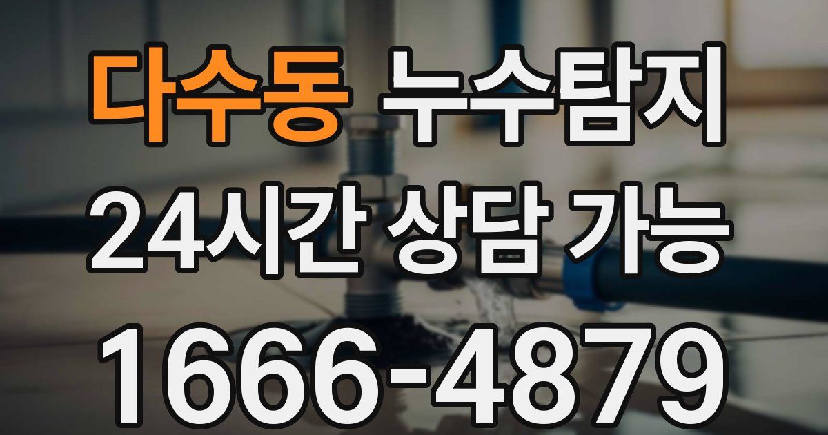 다수동 누수