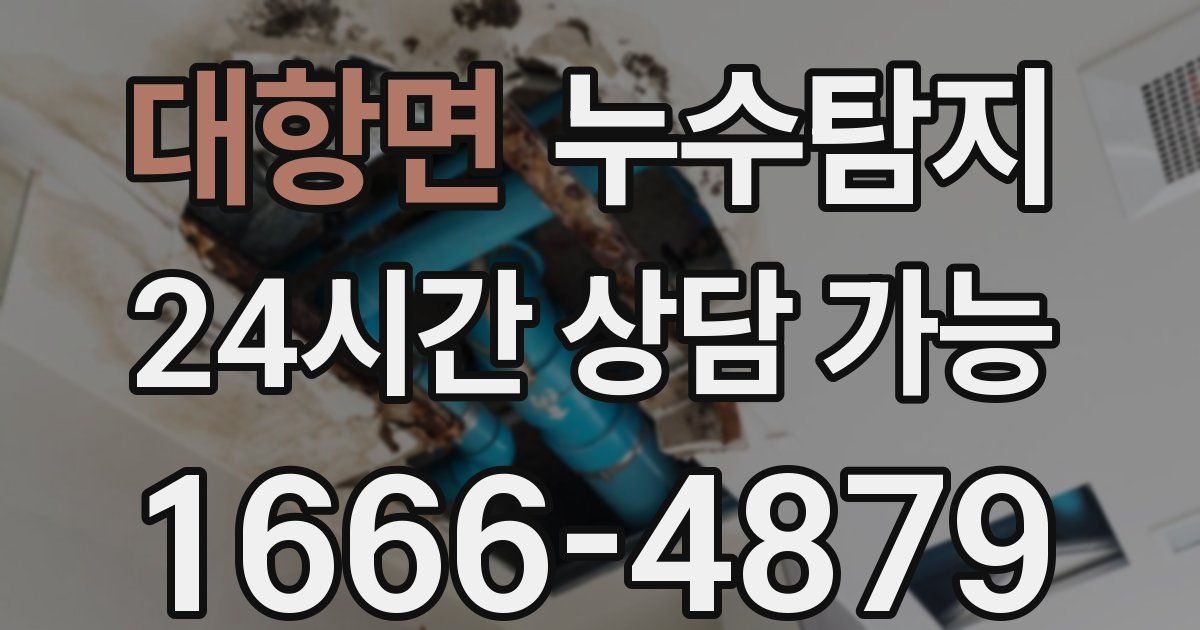 대항면 누수