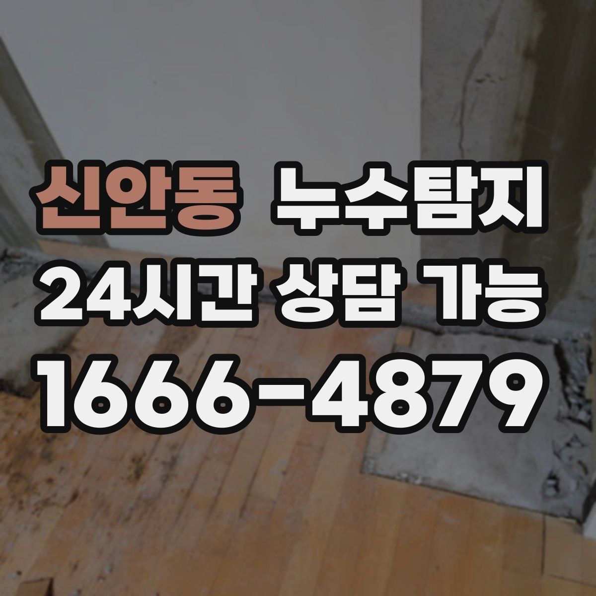 신안동 누수탐지