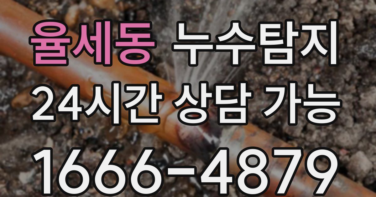 율세동 누수