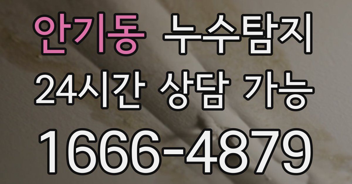 안기동 누수