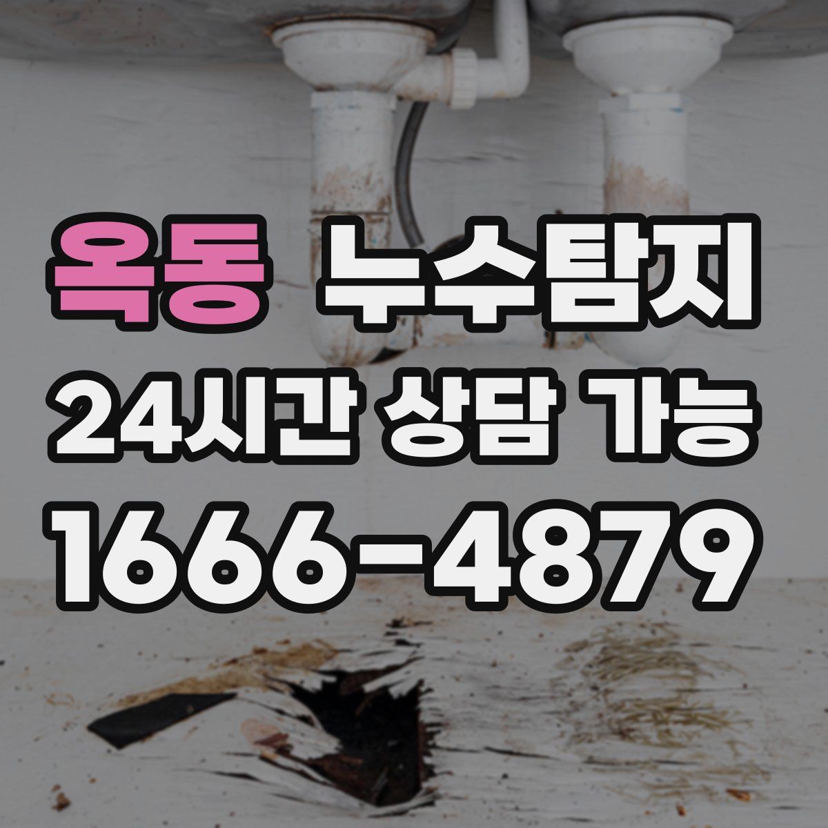 옥동 누수탐지