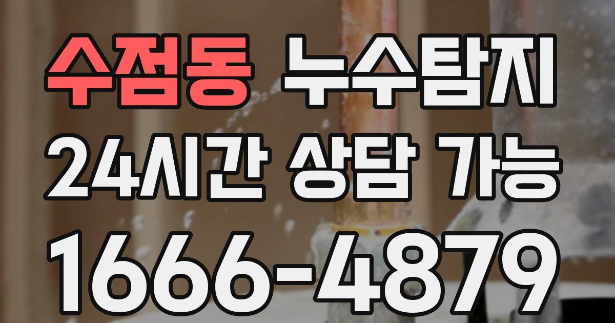 수점동 누수