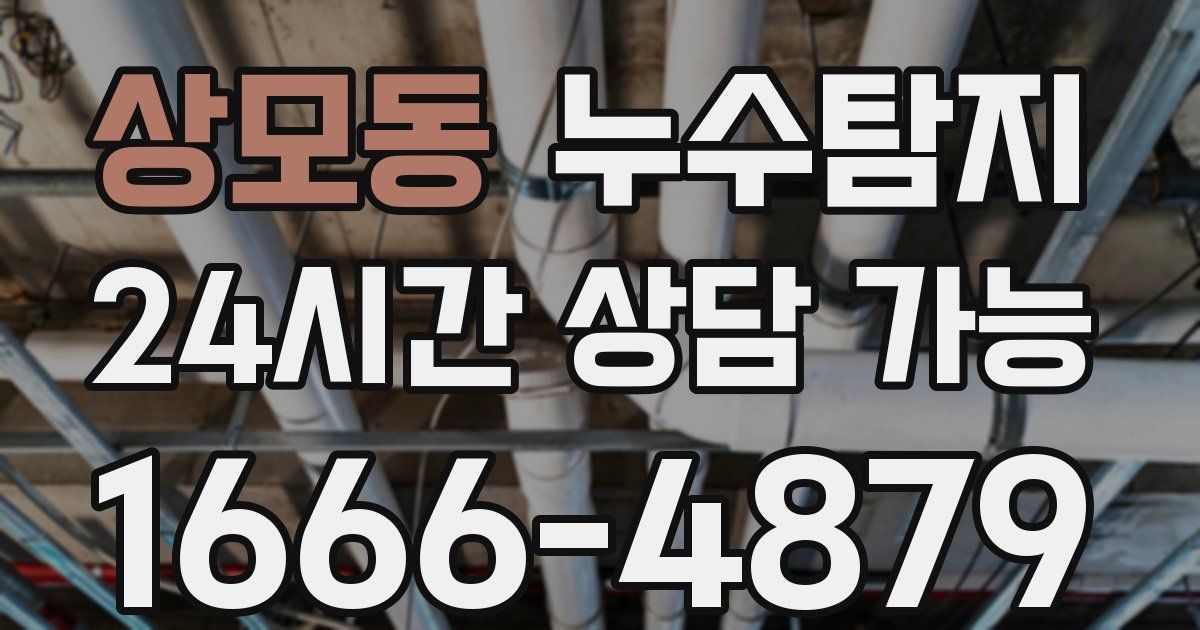 상모동 누수