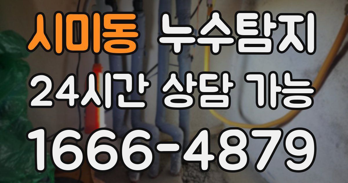 시미동 누수