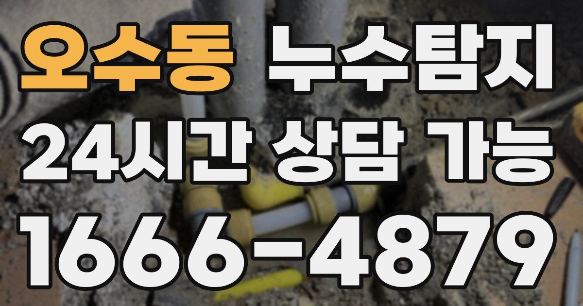 오수동 누수
