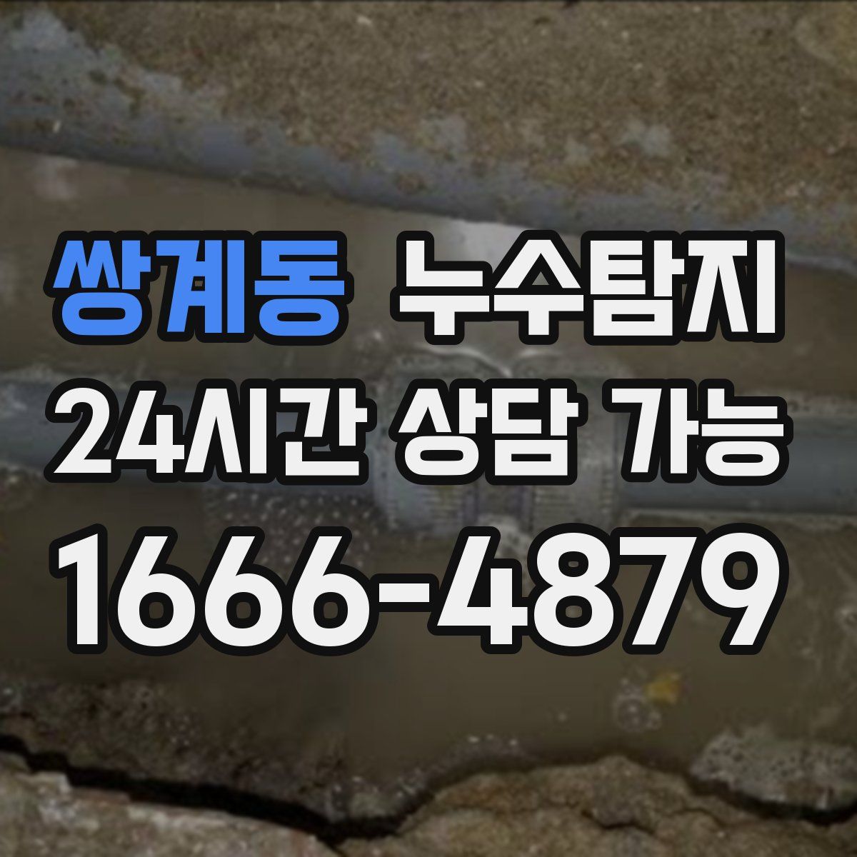 쌍계동 누수탐지