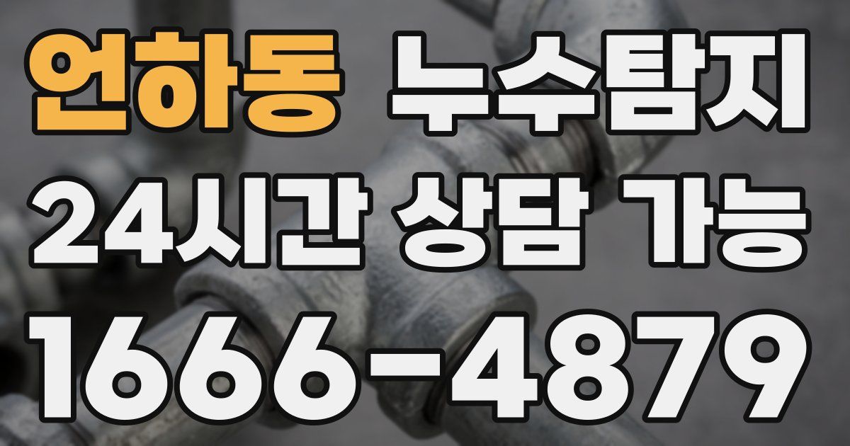 언하동 누수