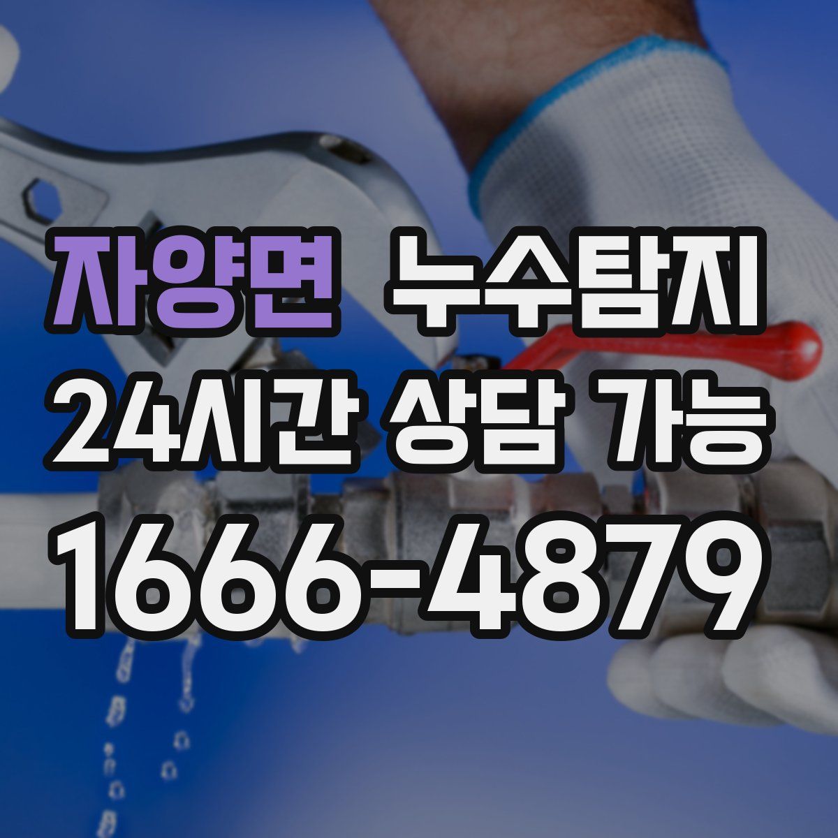 자양면 누수탐지