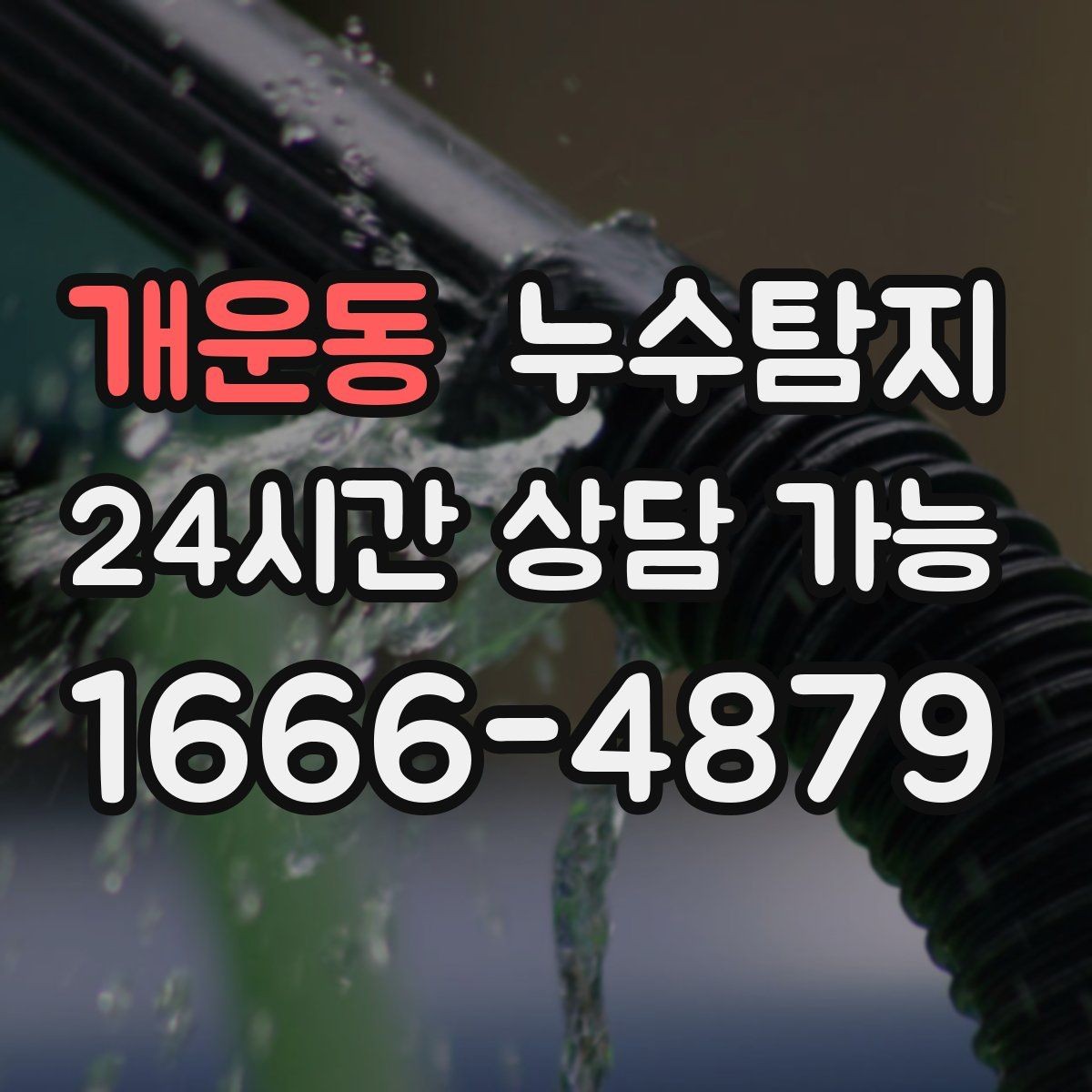 개운동 누수탐지 사진과 영상 데이터로 믿는 진단