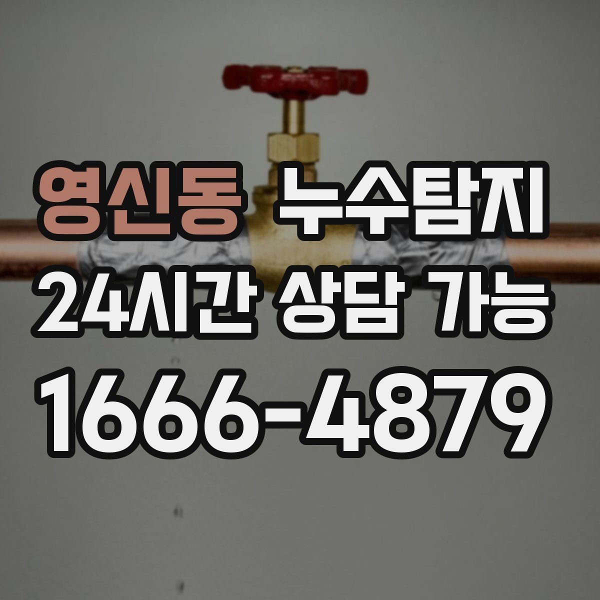 영신동 누수탐지 줄눈 보수로 마무리한 후기