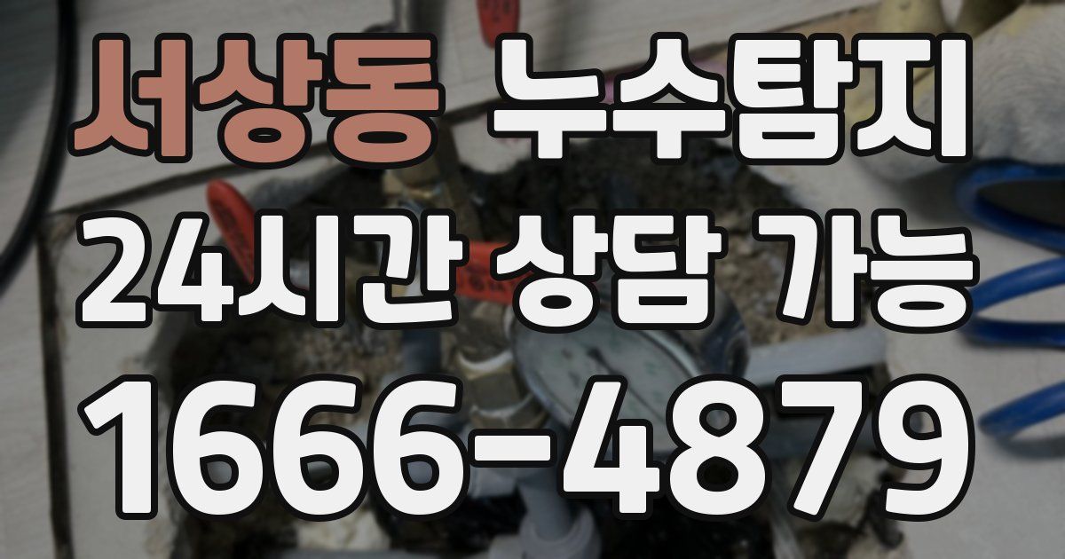 서상동 누수