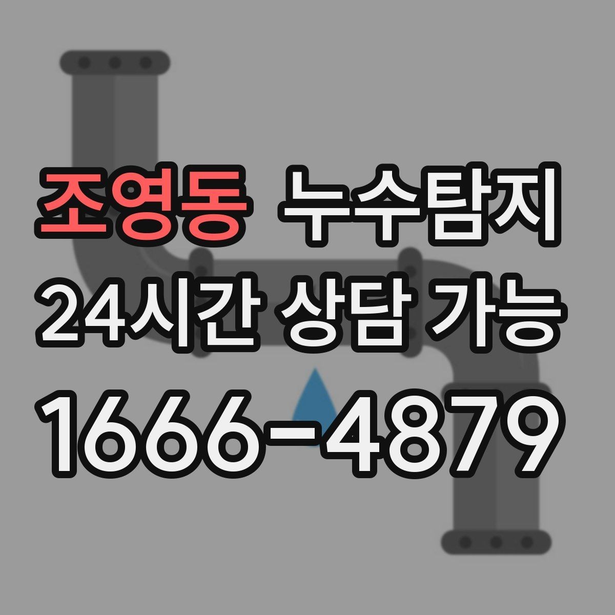 조영동 누수탐지 전문 진단 서비스