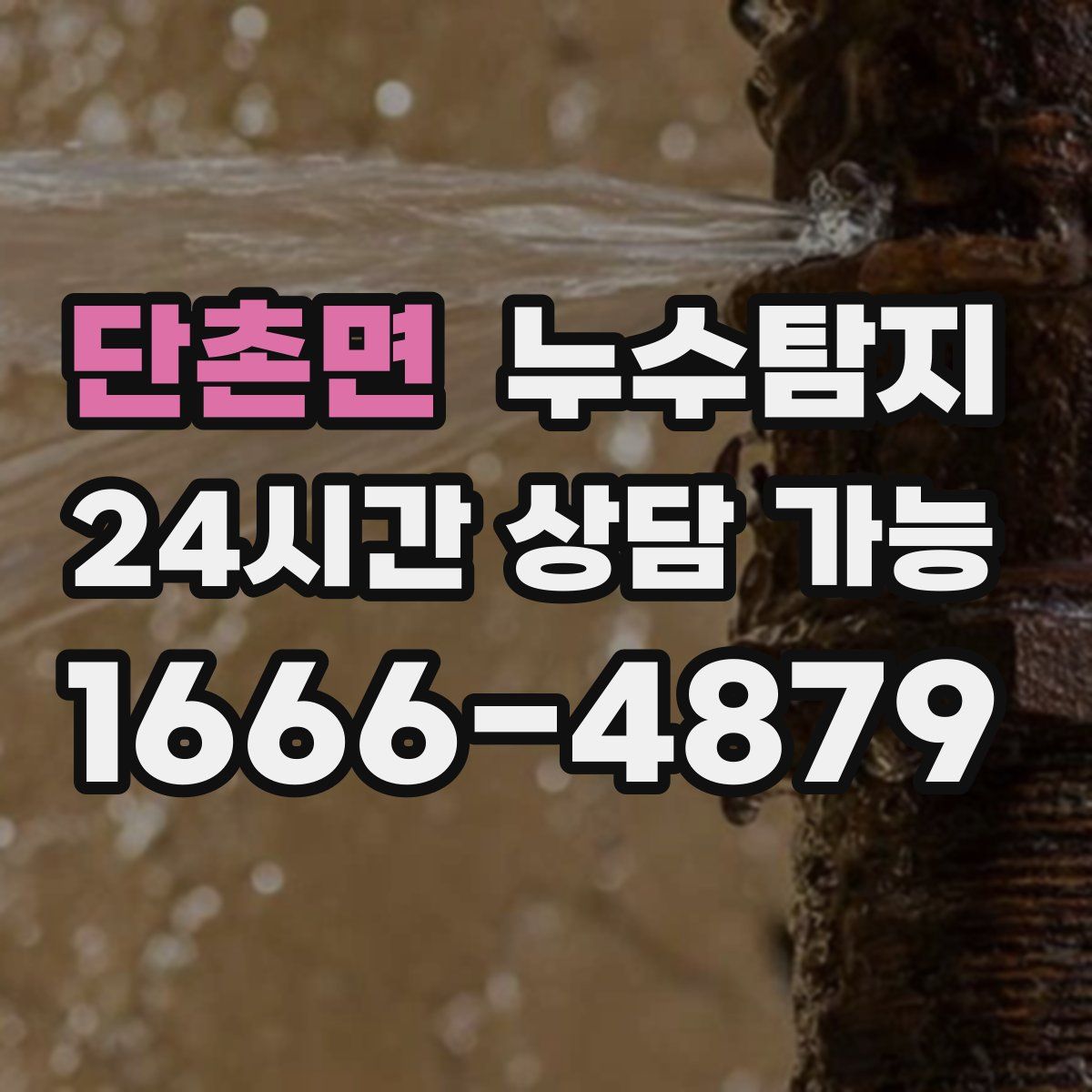 단촌면 누수탐지