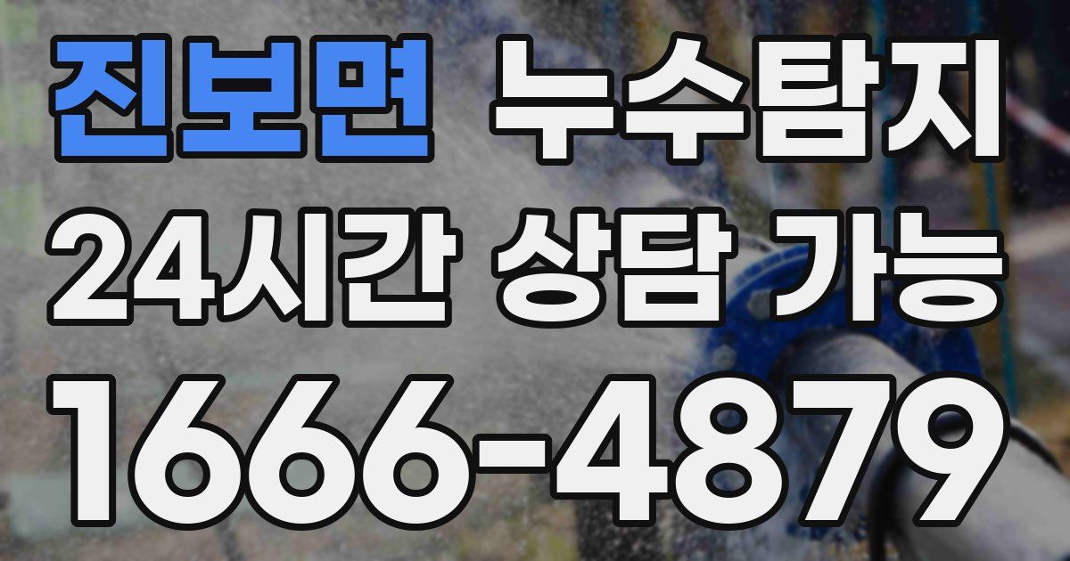 진보면 누수