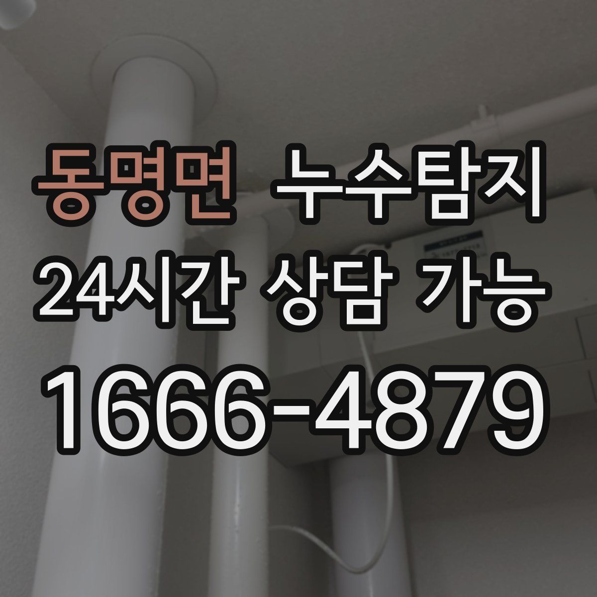 동명면 누수탐지