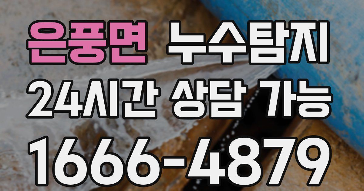 은풍면 누수