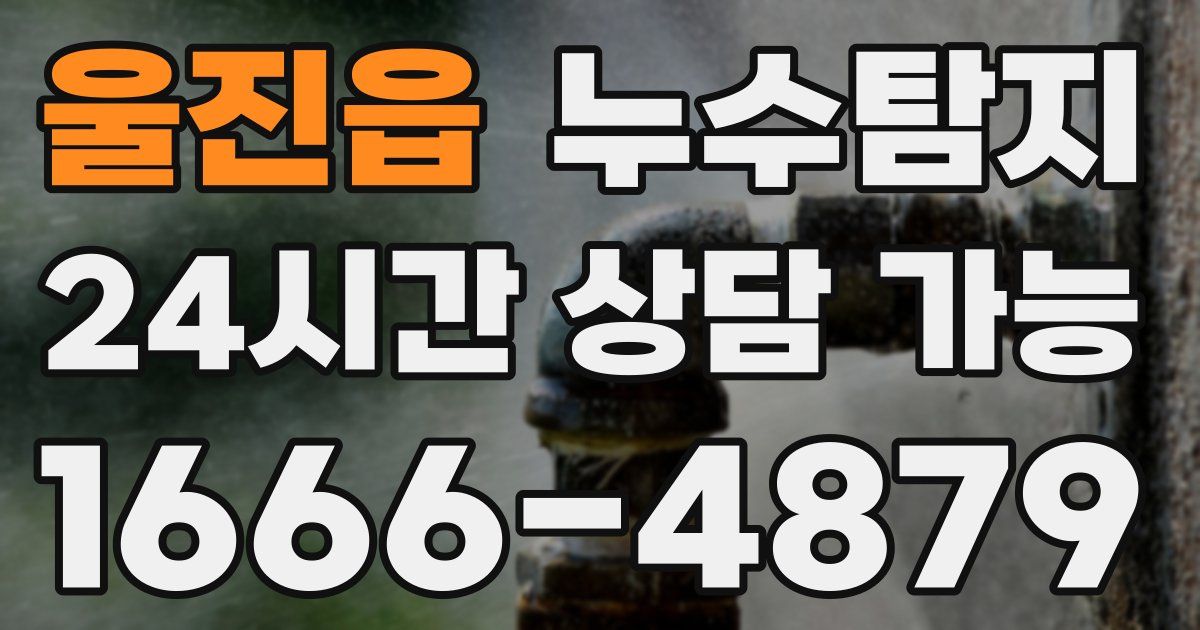 울진읍 누수