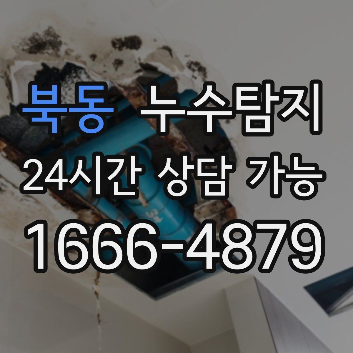 북동 누수탐지 이웃과 원만히 해결한 사례