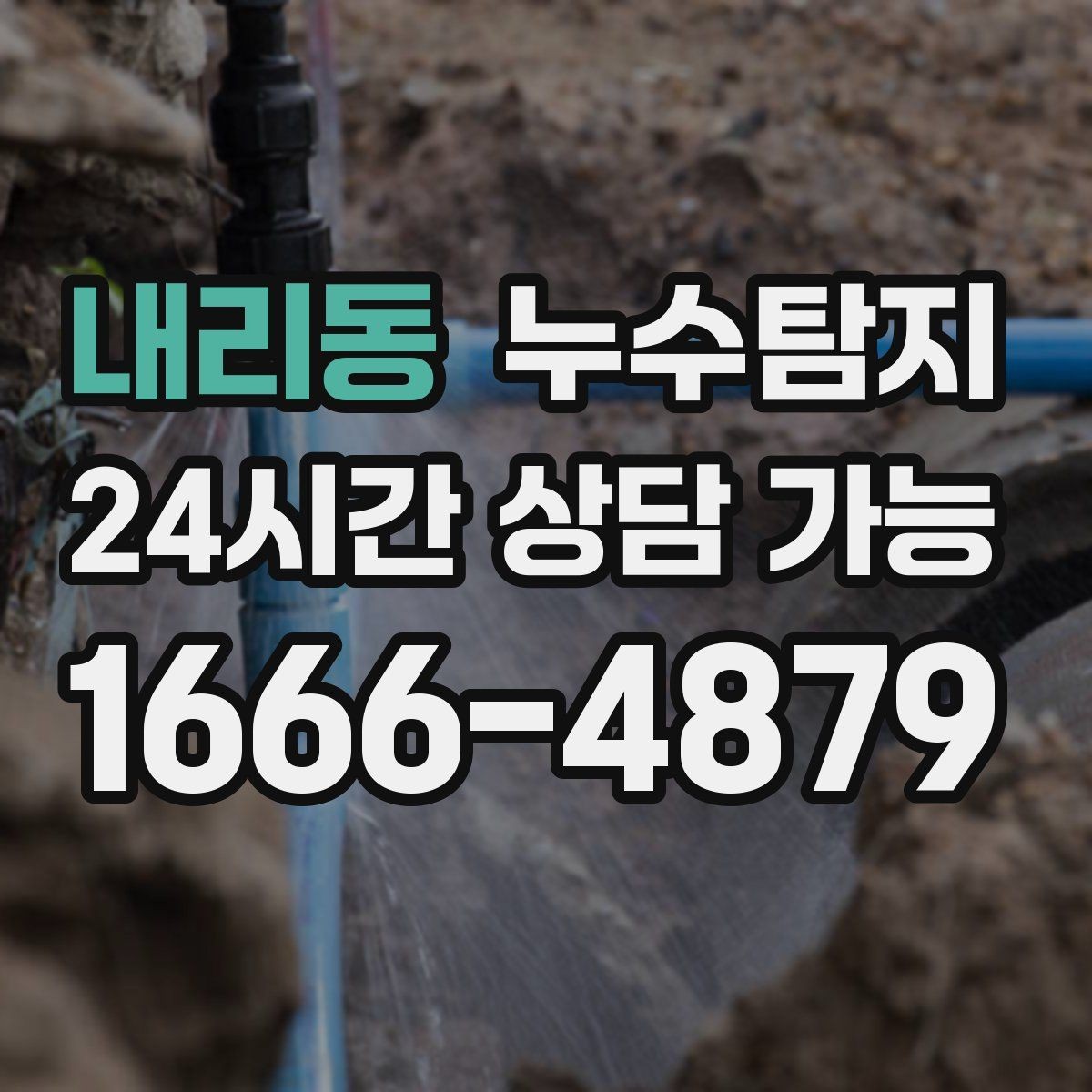 내리동 누수탐지 전문 진단 서비스