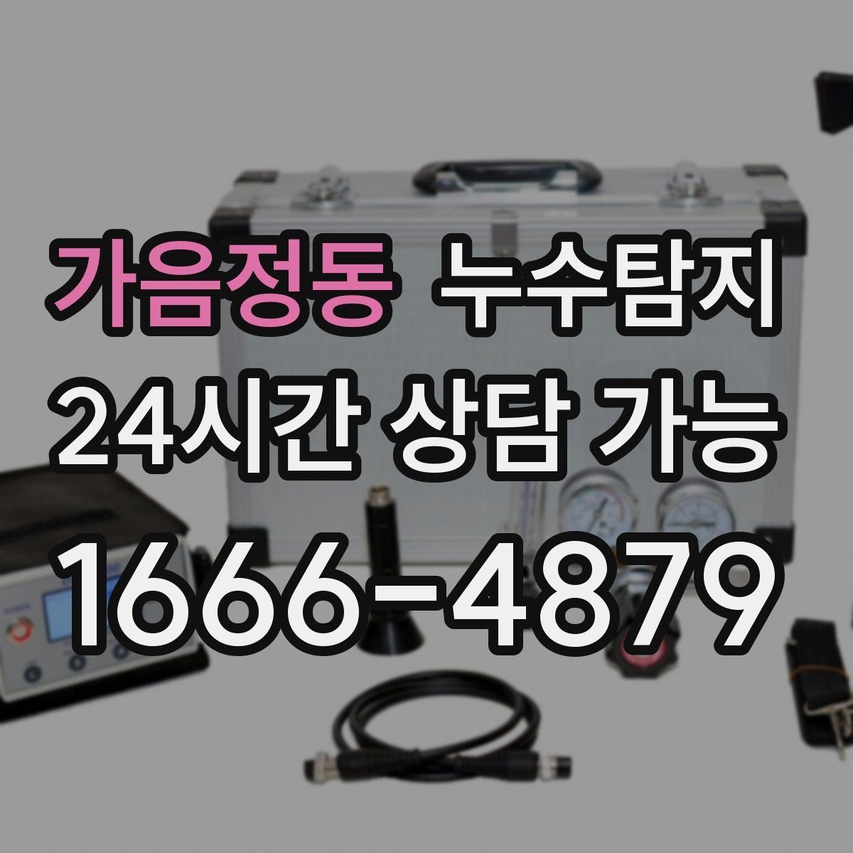 가음정동 누수탐지 촬영 데이터로 확인한 변화