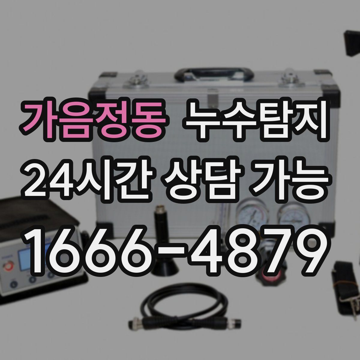 가음정동 누수탐지