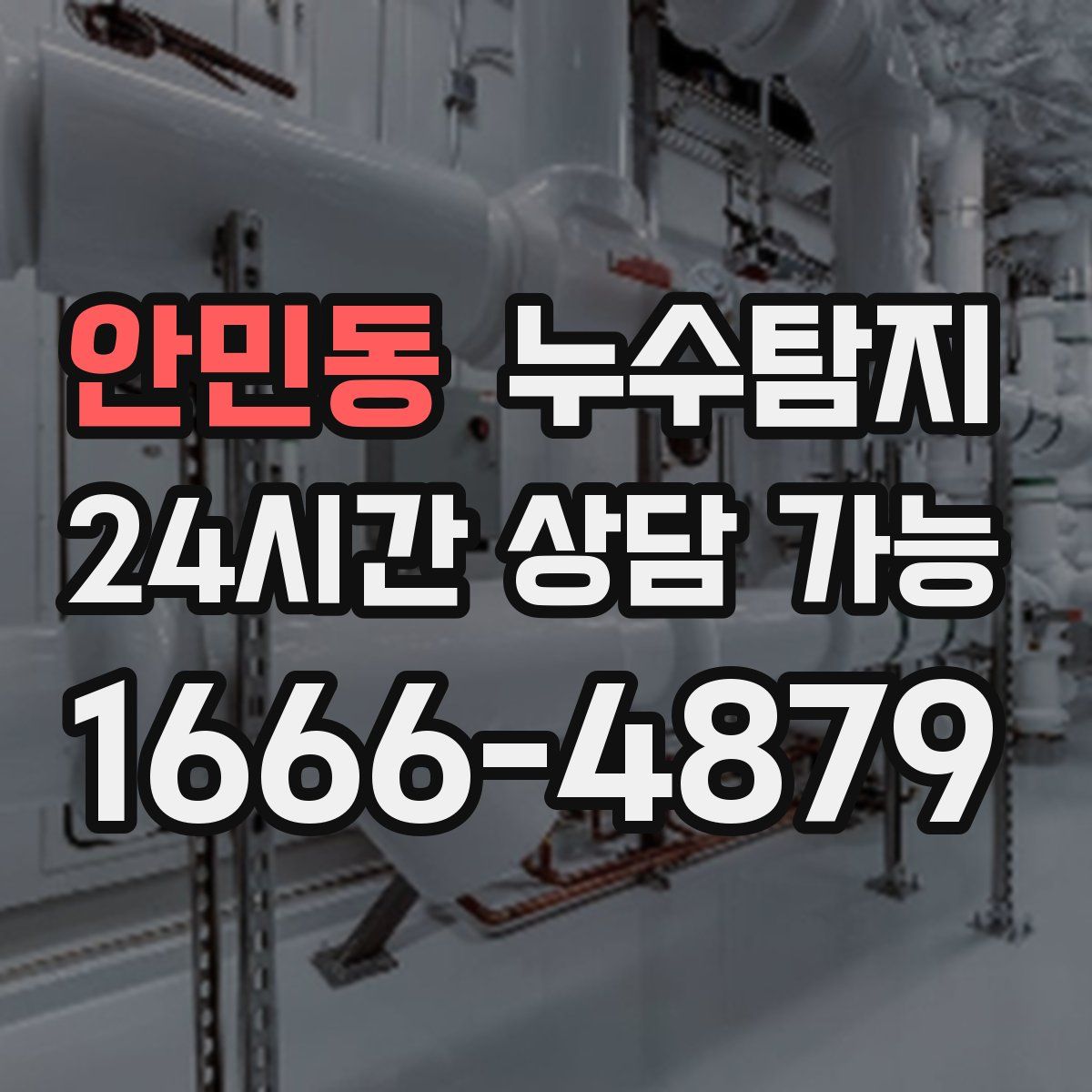 안민동 누수탐지