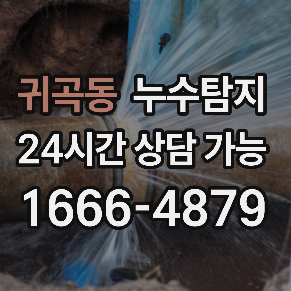 귀곡동 누수탐지 문제로 고민이라면