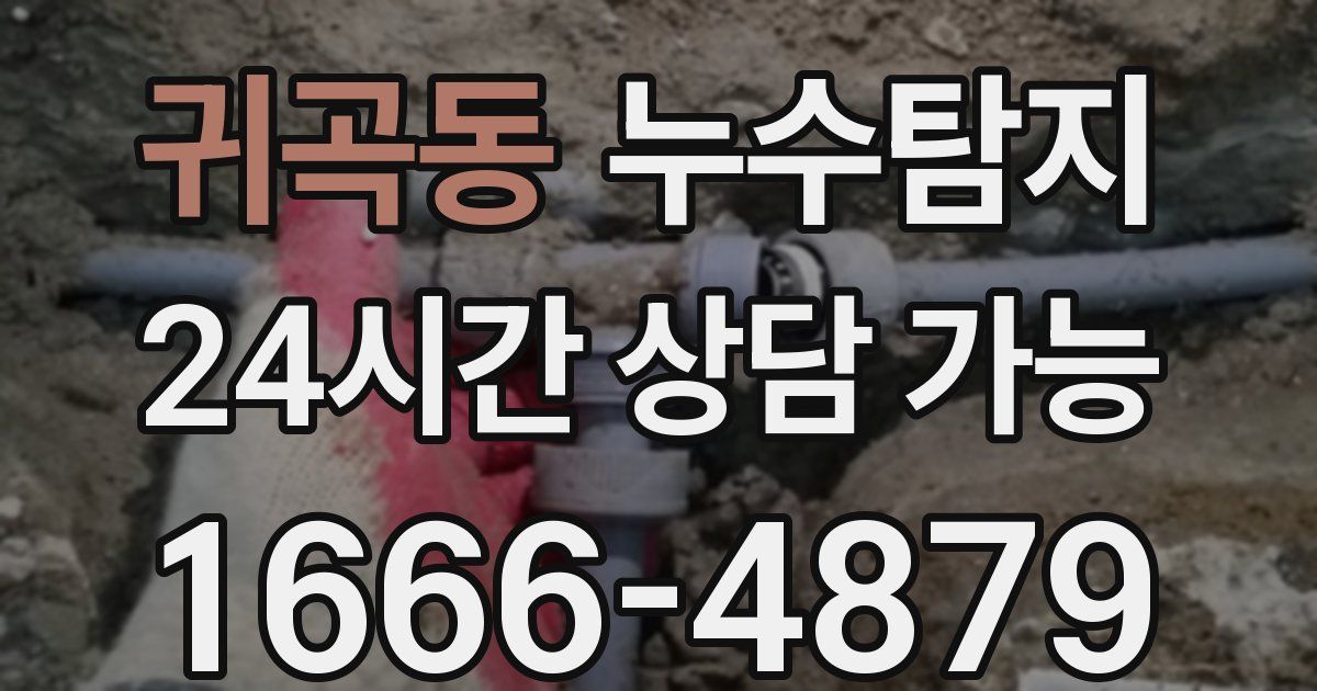 귀곡동 누수
