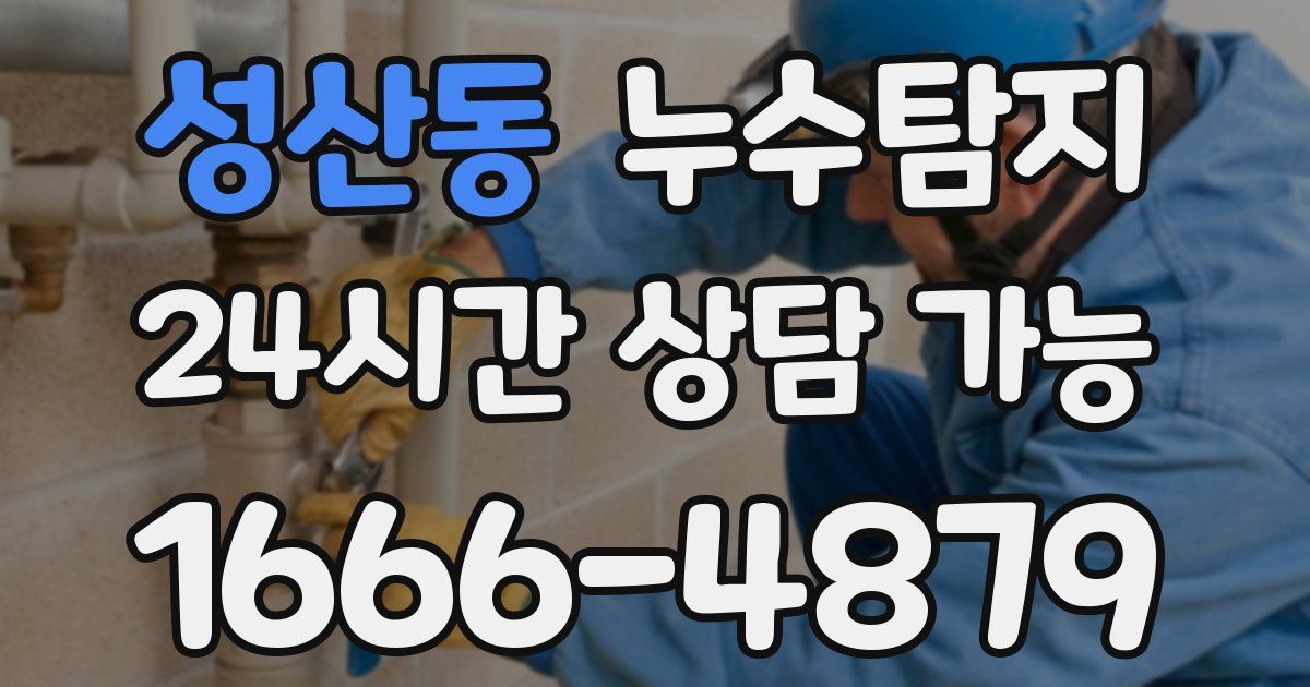 성산동 누수