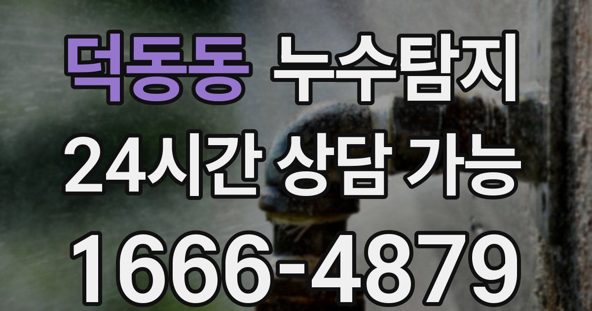 덕동동 누수