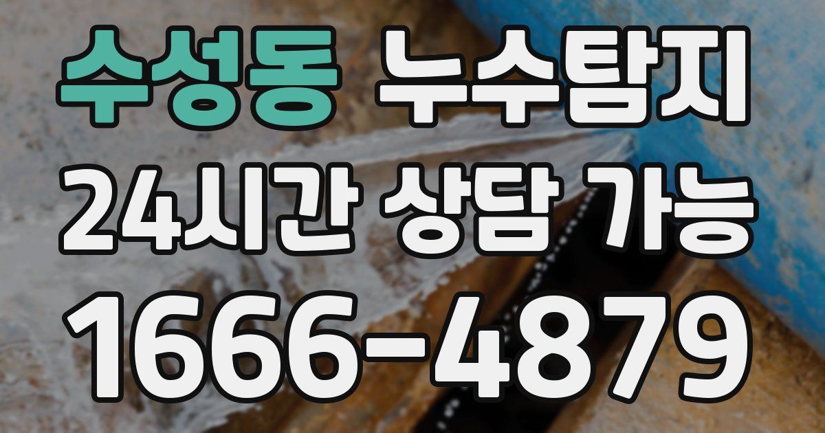 수성동 누수