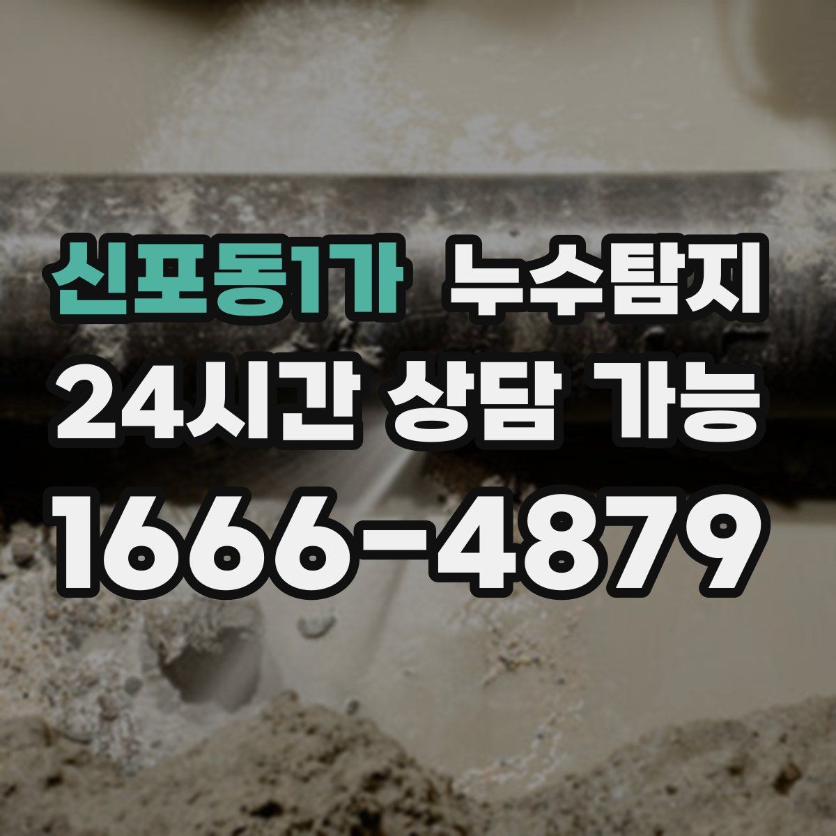 신포동1가 누수탐지