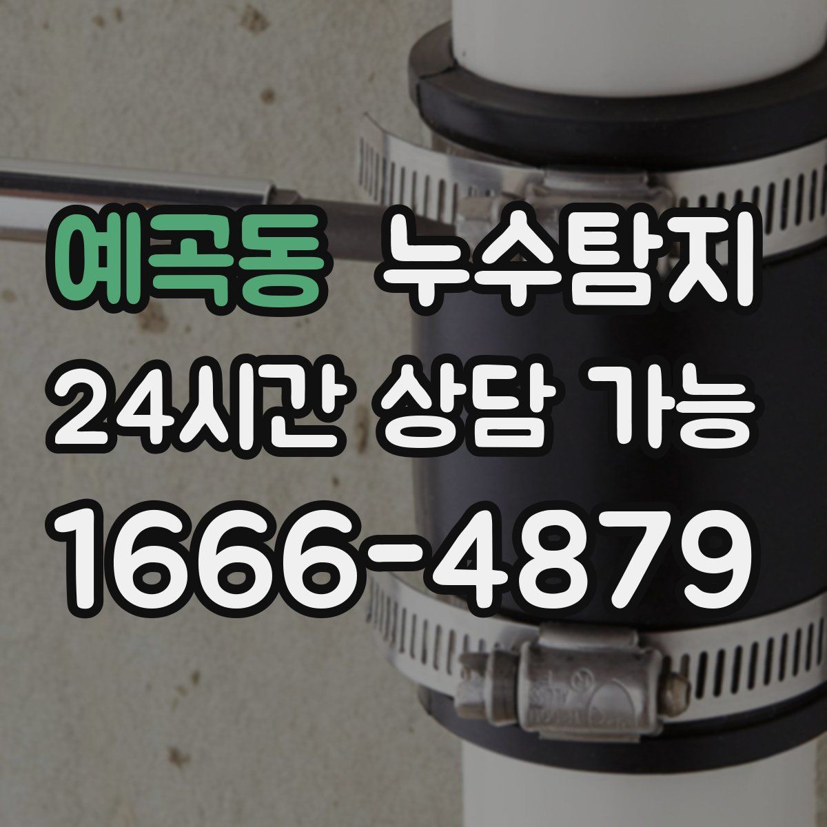 예곡동 누수탐지