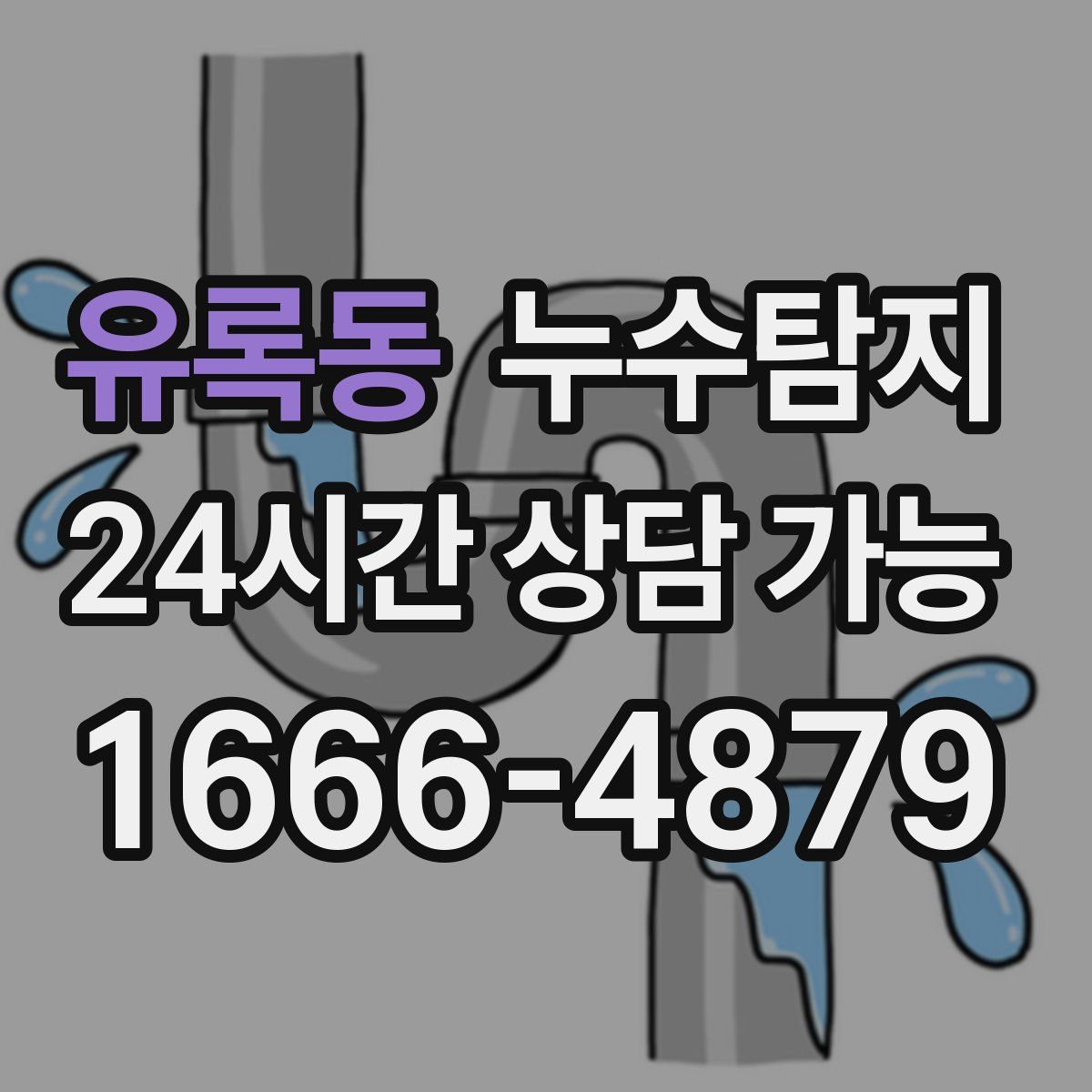 유록동 누수탐지
