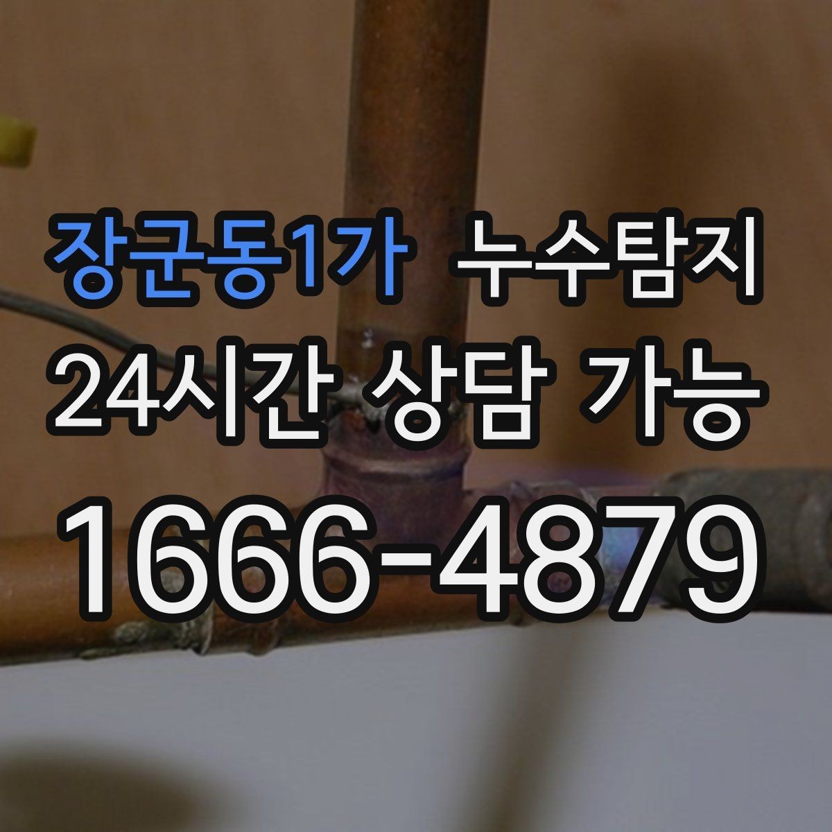 장군동1가 누수탐지 예약 즉시 방문 가능 지역