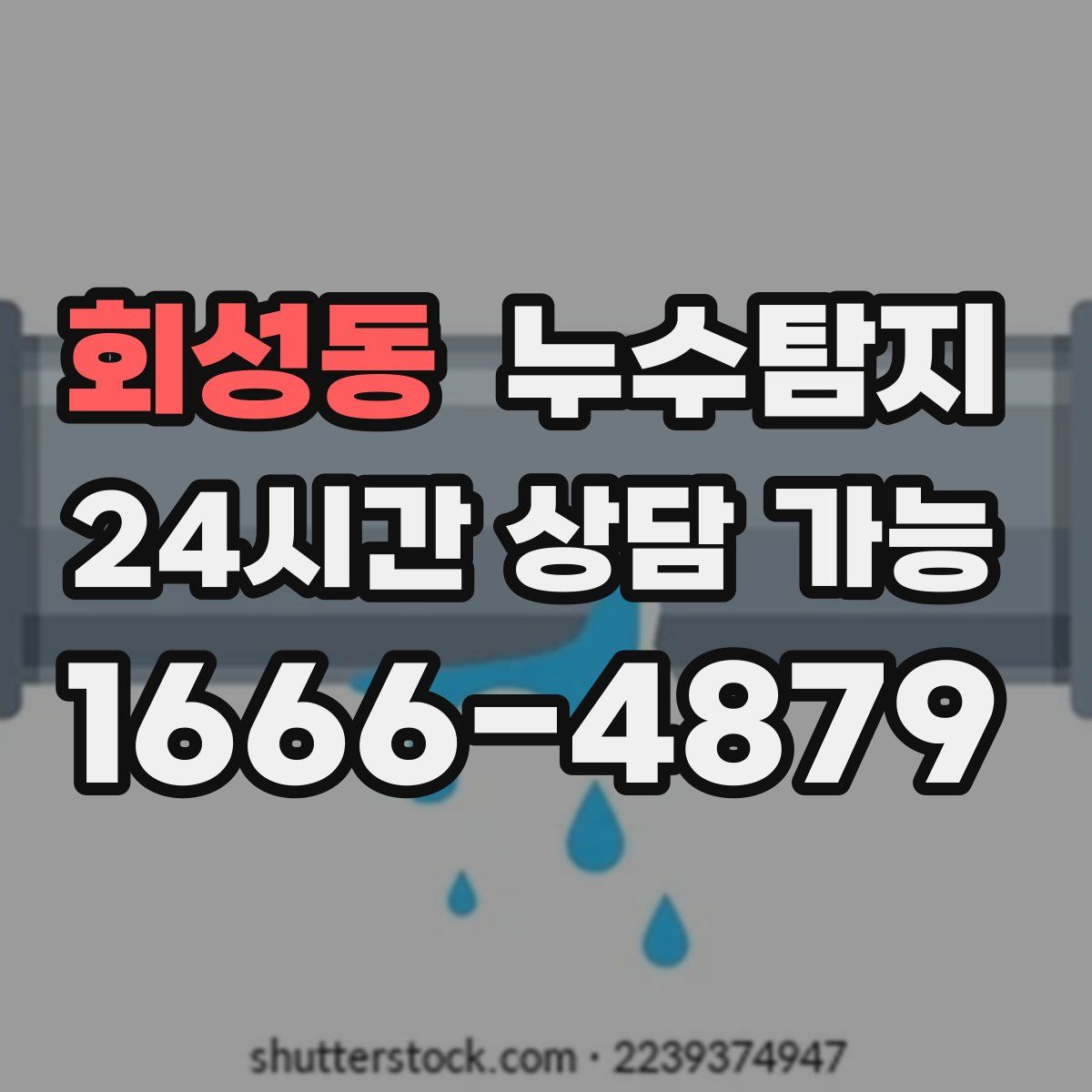 회성동 누수탐지