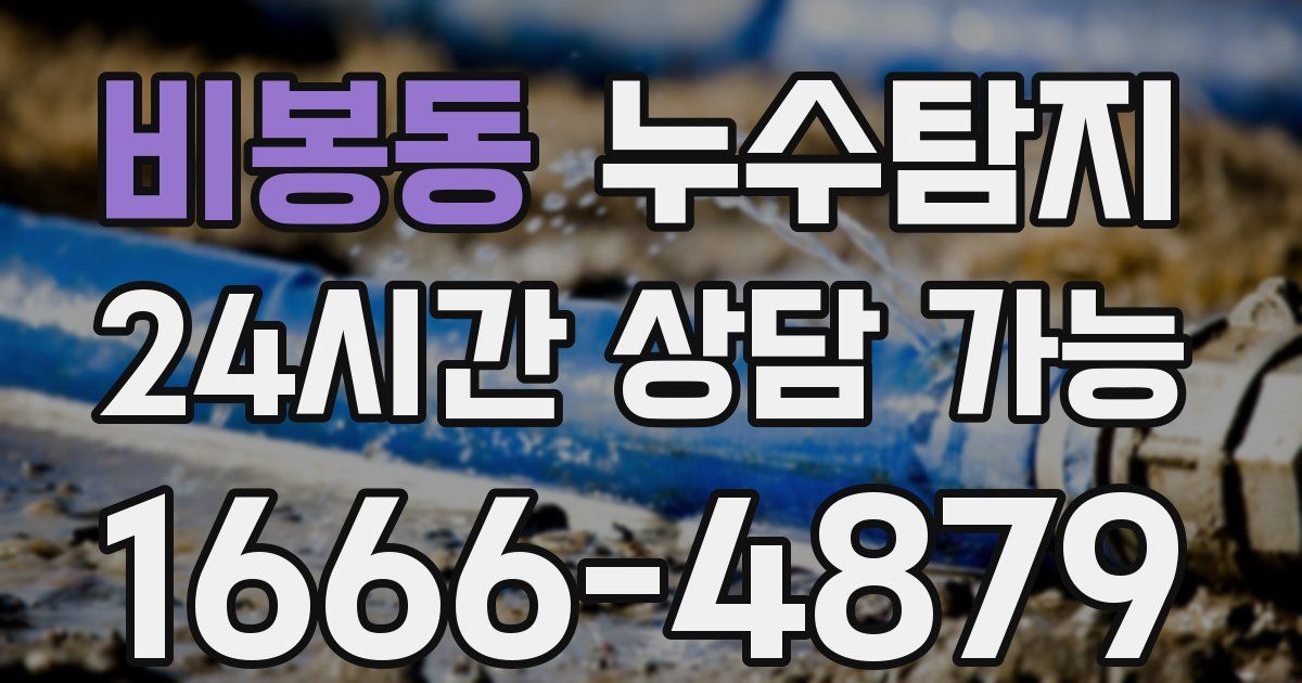 비봉동 누수