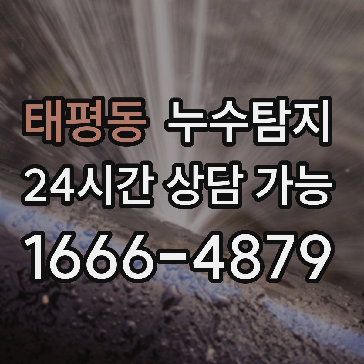 태평동 누수탐지