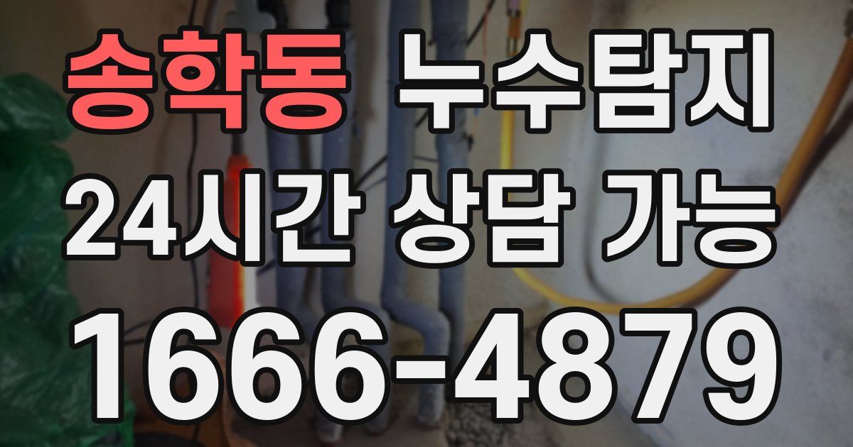 송학동 누수