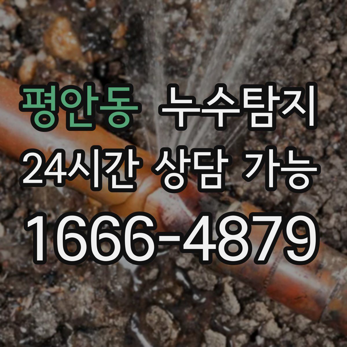 평안동 누수탐지