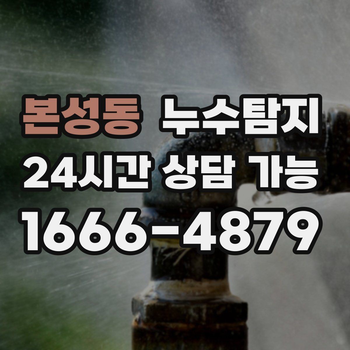 본성동 누수탐지 지역별 방문 가능 구역과 예약 팁