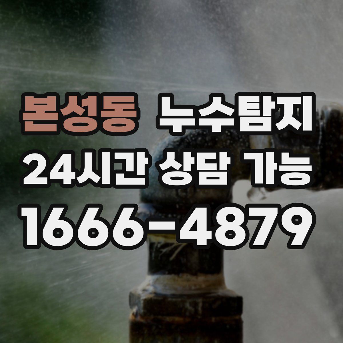 본성동 누수탐지