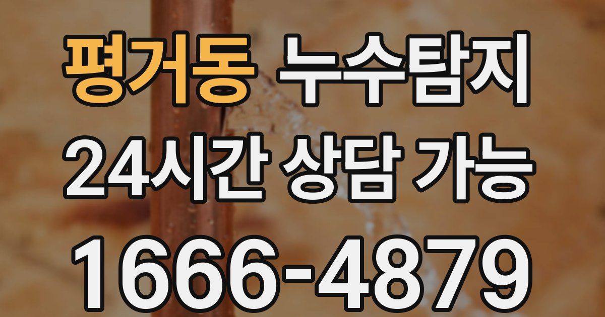 평거동 누수