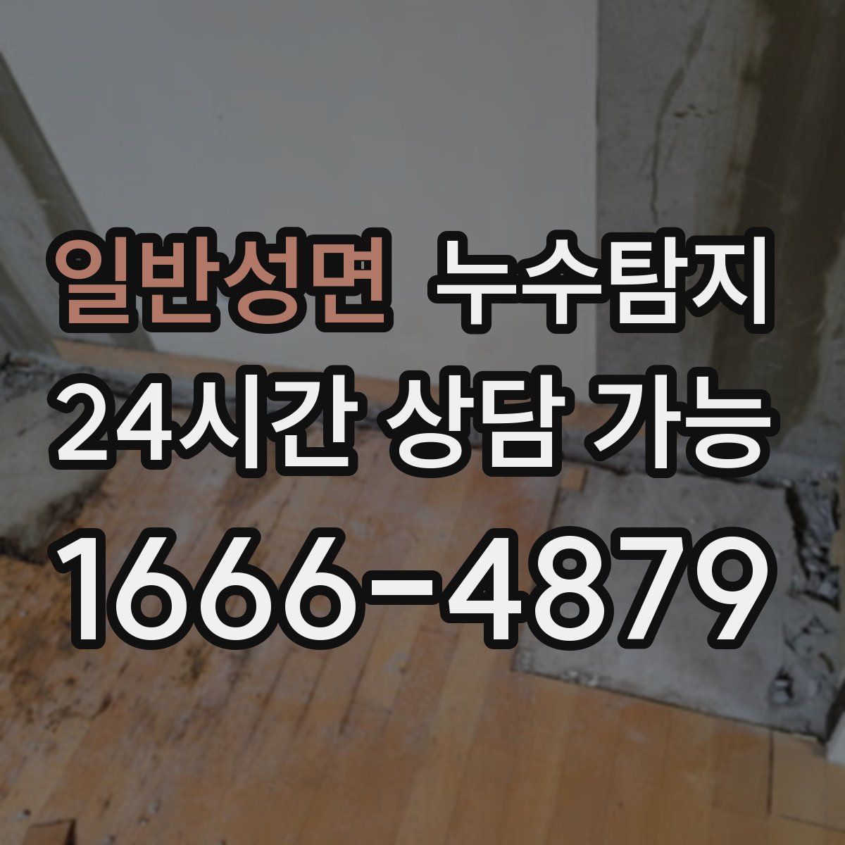 일반성면 누수탐지