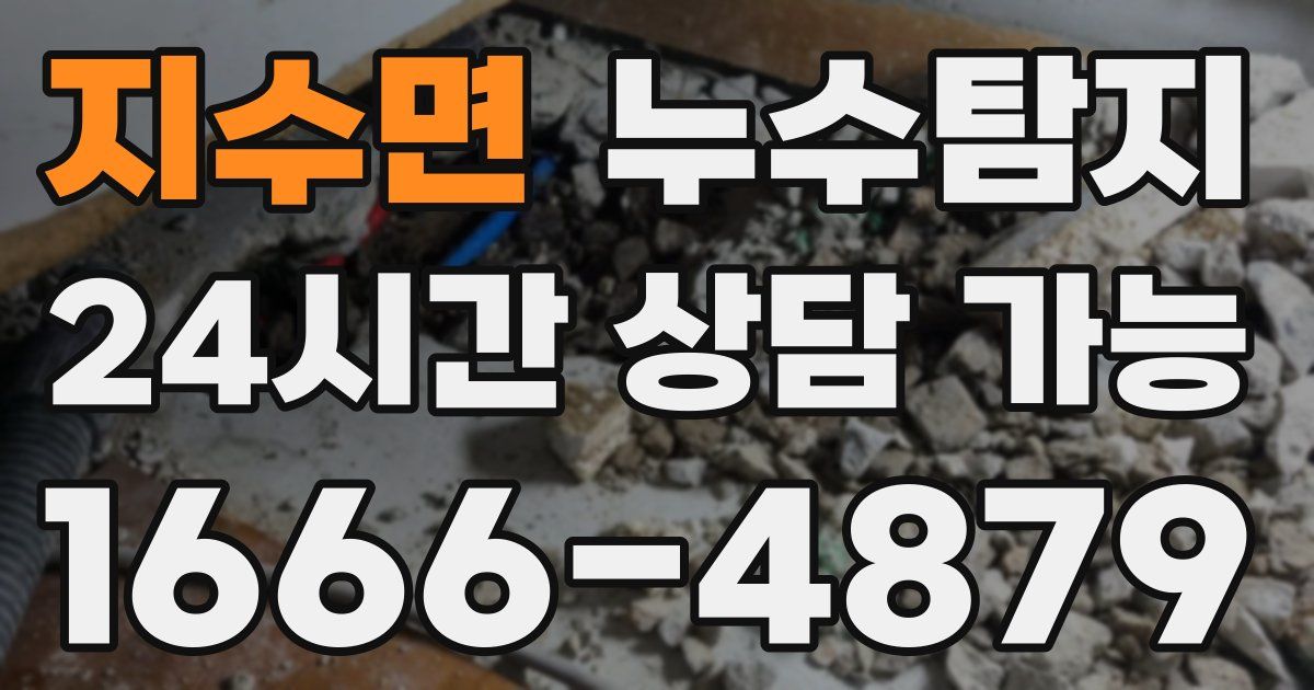 지수면 누수