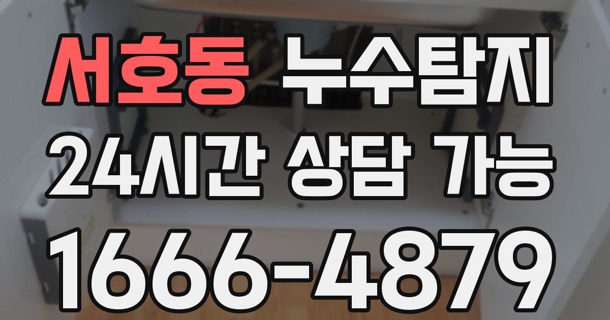 서호동 누수