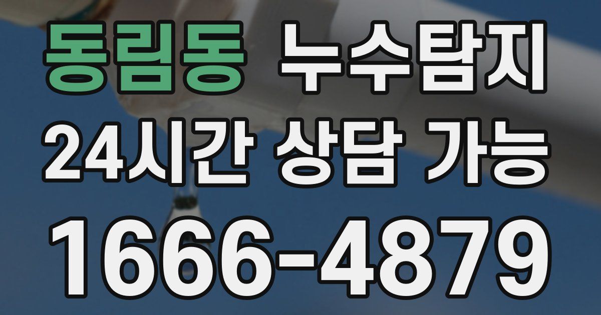 동림동 누수