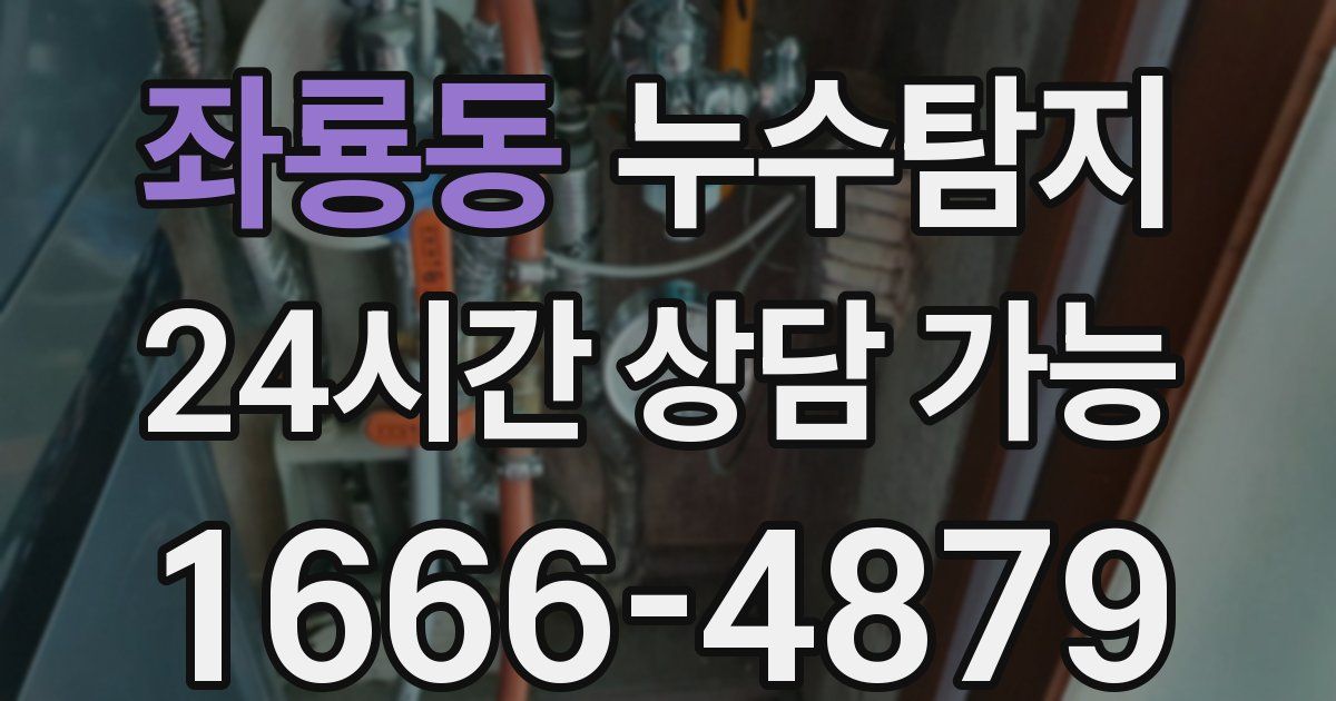 좌룡동 누수