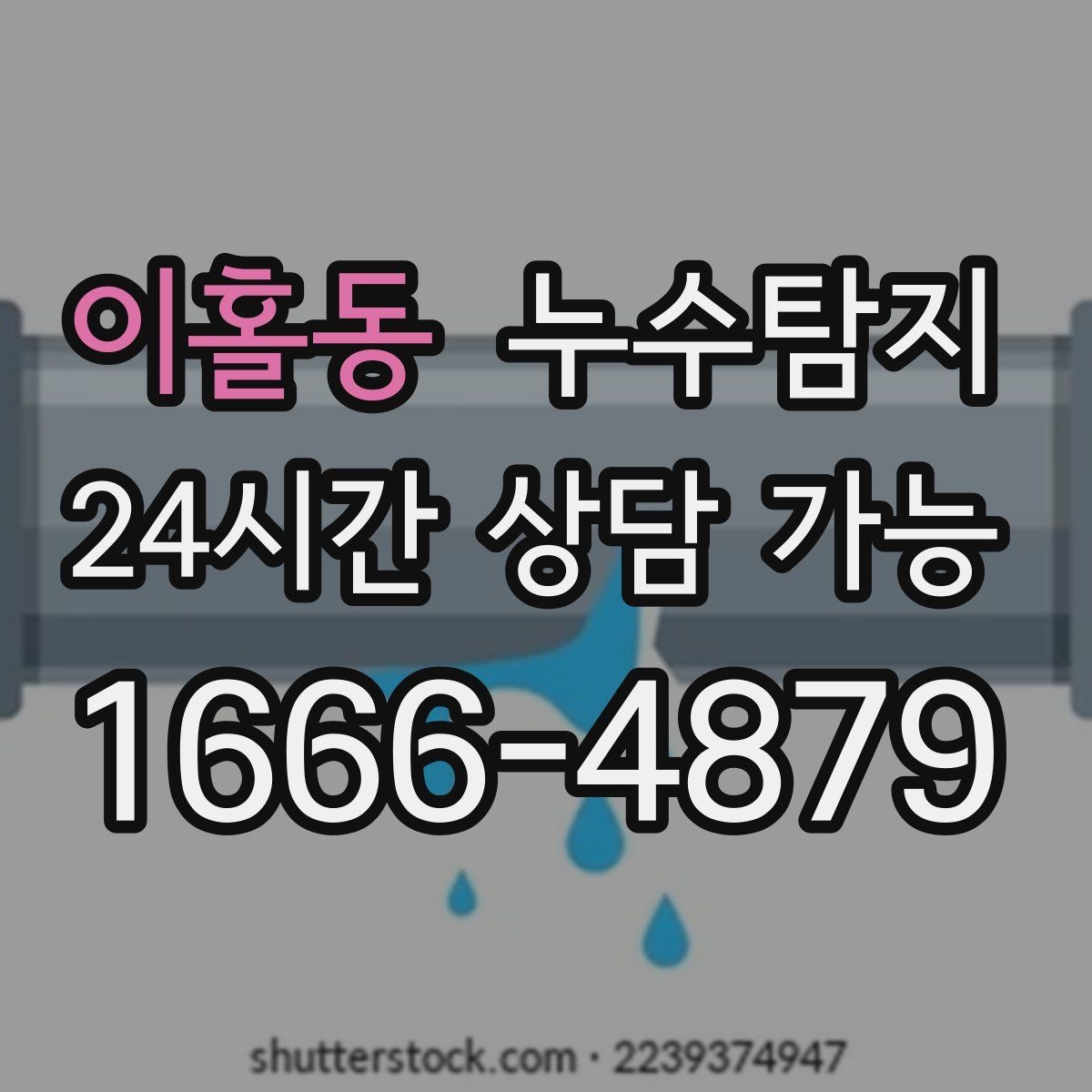 이홀동 누수탐지 새집인데 왜 물이 새는지 점검기